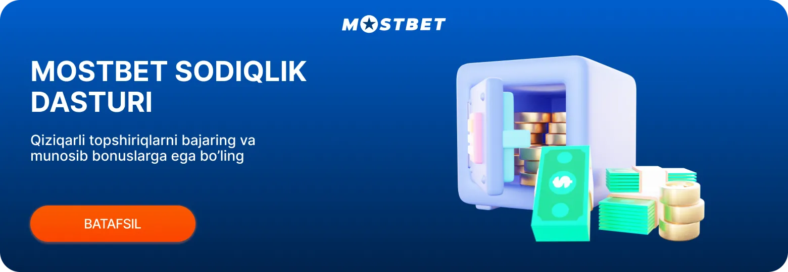 Mostbet Sodiqlik